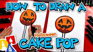 How To Draw A Halloween Cake Pop [upl. by Forland]