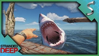 MEGALODON BOSS FIGHT NEW STORY MISSIONS  Stranded Deep Gameplay E15 [upl. by Raymonds]