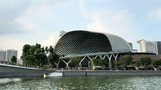 Merlion River Cruise Marina Bay Sands Flower Dome [upl. by Koblas]