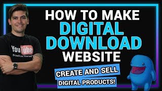 How To Create A Digital Download Website With Wordpress 2020  Sell Digital Products [upl. by Tessie423]