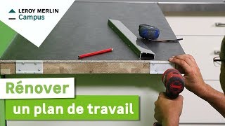 Comment rénover un plan de travail de cuisine  Leroy Merlin [upl. by Ykcub]