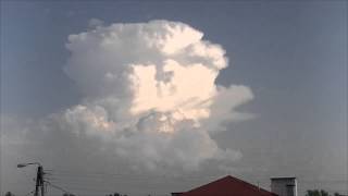 Cumulonimbus timelapse  13062015 [upl. by Ennove]