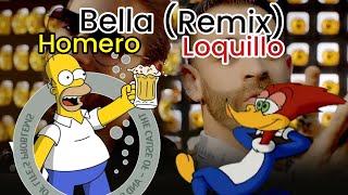 Bella Remix Wolfine  Loquillo X Homero ia cover [upl. by Nalniuq]