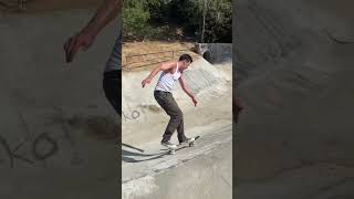 My man ​⁠skating DIY Bike spot BigAlSkateTutorials 👈 [upl. by Acisey]