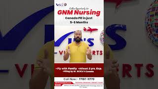 GNM Nursing Canada PR Pathway Program  Canada PR in 56 Months canadapr canada [upl. by Nrubliw431]