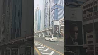 shaikh Zahid road view afternoon music remix dubaiworlkeşfet song foryou dubaii burjkhalifa [upl. by Drogin]