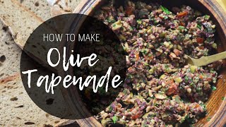 Olive Tapenade Recipe  How to make the best Vegan Olive Tapenade Dip [upl. by Marianna]