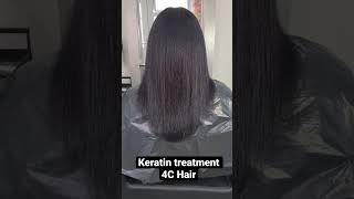 Keratin treatment on 4C Natural Hair keratintreatment 4chair NaturalHair TextureRelease [upl. by Eiuqram784]