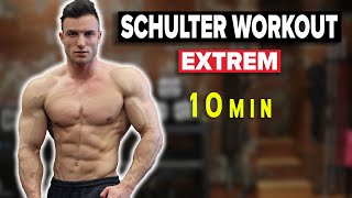 Das Beste 10 Min Schulter Workout für Zuhause ohne Geräte  Sascha Huber [upl. by Rafaelle364]