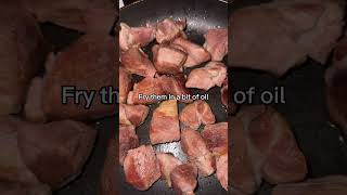 Trocitos de puerco en salsa verde easyrecipe mexicanrecipes recipes [upl. by Ahders]