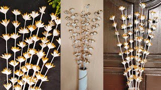 Easy to make Flowers with Foam Eva  Broom Sticks amp Vases Paper Tube  DIY Foam Craft Ideas [upl. by Silber]