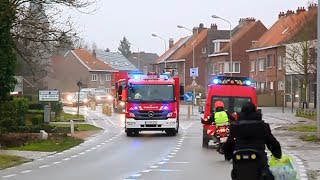 Brandweer Beveren  Inzet voor lekkende container aan Deurganckdok Doel [upl. by Thain]