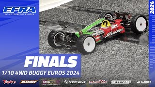 EFRA 110 4WD Buggy Euros  Finals Day  LIVE [upl. by Llemaj240]