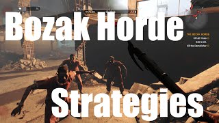 How to Beat The Bozak Horde  Trials 120 Strategies Dying Light DLC [upl. by Meesan457]