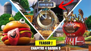 LES PREMIERS TEASER DE LA PROCHAINE SAISON SONT ARRIVES SUR LA MAP  FORTNITE CHAPITRE 4 SAISON 5 [upl. by Culosio878]