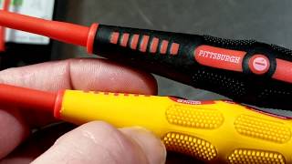 Harbor Freight Professional Precision Insulated Screwdriver Set Review [upl. by Nylodnewg]