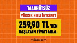 Yüksek Hızlı Fiber İnternet Millenicomda [upl. by Llevert432]