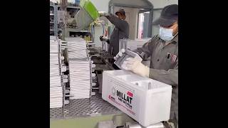 How Batteries Are Produced in Factories  ProductionProcess of MILLAT BATTERIES at large scale [upl. by Alim]