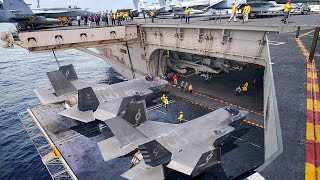 Life Inside US Aircraft Carrier Storing Millions  Jets in Middle of the Ocean [upl. by Battiste]