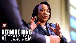 Dr Bernice A King Speaks at Texas AampM [upl. by Yssirk]