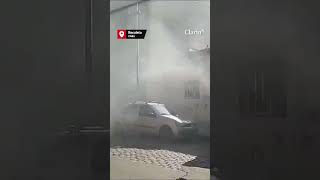 Se incendió el subsuelo de un edificio en Recoleta  Hay personas atrapadas en el edificio [upl. by Errecart]