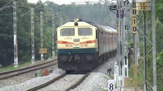 18 in 1 HIGH SPEED DIESEL and ELECTRIC TRAINS  LHB Garib RathFirst RUNmore  Indian Railways [upl. by Magel]