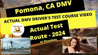 Pomona CA DMV Test Route 2024 [upl. by Thisbe]