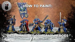 Contrast How to Paint Ultramarines Company Heroes [upl. by Jilleen]