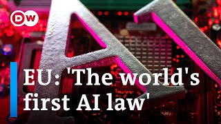 The EU agrees on AI regulations What will it mean for people and businesses in the EU  DW News [upl. by Okiron261]