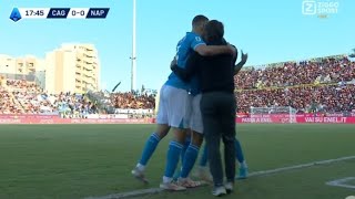 Giovanni Di Lorenzo Goal Cagliari vs Napoli 01 Goals and Extended Highlights [upl. by Eekorehc679]