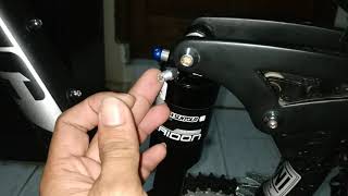 Rear shock sa suntour raidon 165 dipake di pasific override [upl. by Slade]