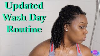 Updated Natural hair Wash Day  Ouidad Products Mickisha868 [upl. by Lawton965]