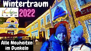 WINTERTRAUM 2022  Phantasialand  Alle Neuheiten im Dunkeln  Showzeiten  Vlog  Illumination [upl. by Lexa]