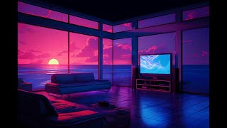 quotLOFI OCEAN SUNSET 🌅 TRANQUIL ROOM VIEWS amp CHILL BEATS 🌊🎶 [upl. by Sharla]