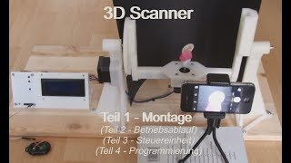 3D Photogrammetrie Scanner  Aufbau und Betrieb  Teil 1 Montage [upl. by Eniluqaj]