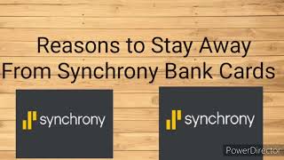 people ask Why is Synchrony Bank so bad [upl. by Htepsle534]