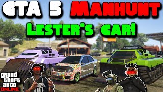 GTA 5 MANHUNT  Declasse Asea VS Scarab Tanks ft HarmNone amp twingomp4 [upl. by Atcele]