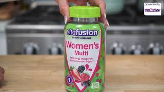 REVIEW vitafusion Womens Multivitamin Gummies [upl. by Ynotna]