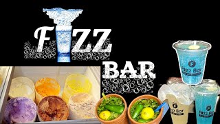 Refreshing soda drinks at fizz bar blueberry ginger margarita 25 flavors at fizz bar review by AR [upl. by Garling]