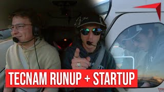 Tecnam P2006T Startup amp Runup Checklist [upl. by Anyad]