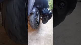 Burgman 125 tyre 130 70 10 Ang Bangis Sa Poge Poge [upl. by Enerod522]