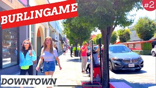 Burlingame California  Walking Tour  USA [upl. by Alonso]