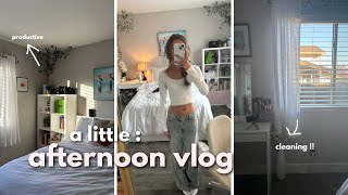 AFTERNOON VLOG 🌷  chitchat cleaning productive [upl. by Aridnere]