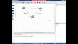 connecting 3 routers in GNS3 [upl. by Bordy]