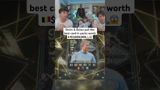 Devin amp Dylan pull the best card in packs worth 🇧🇪3000000🙏🏼😱 [upl. by Gunar214]