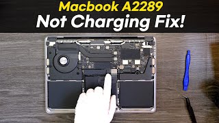 Macbook Pro A2289 Not Charging Fix amp Disassembly [upl. by Ahsennod170]