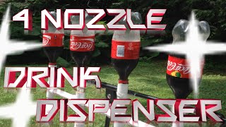 How to Make a 4 Nozzle Drink Dispenser [upl. by Adyht]