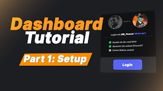 Discord Bot Dashboard Tutorial PythonFastAPI  Part 1 Setup [upl. by Adair139]