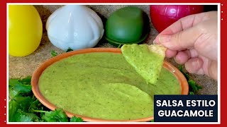 SALSA ESTILO GUACAMOLE PERO SIN AGUACATE 🥑 🌶 [upl. by Sudnor166]