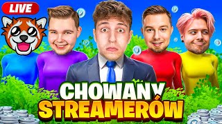 🔴 CHOWANY STREAMERÓW o 15000 ZŁ w Fortnite Remix [upl. by Ahseim]